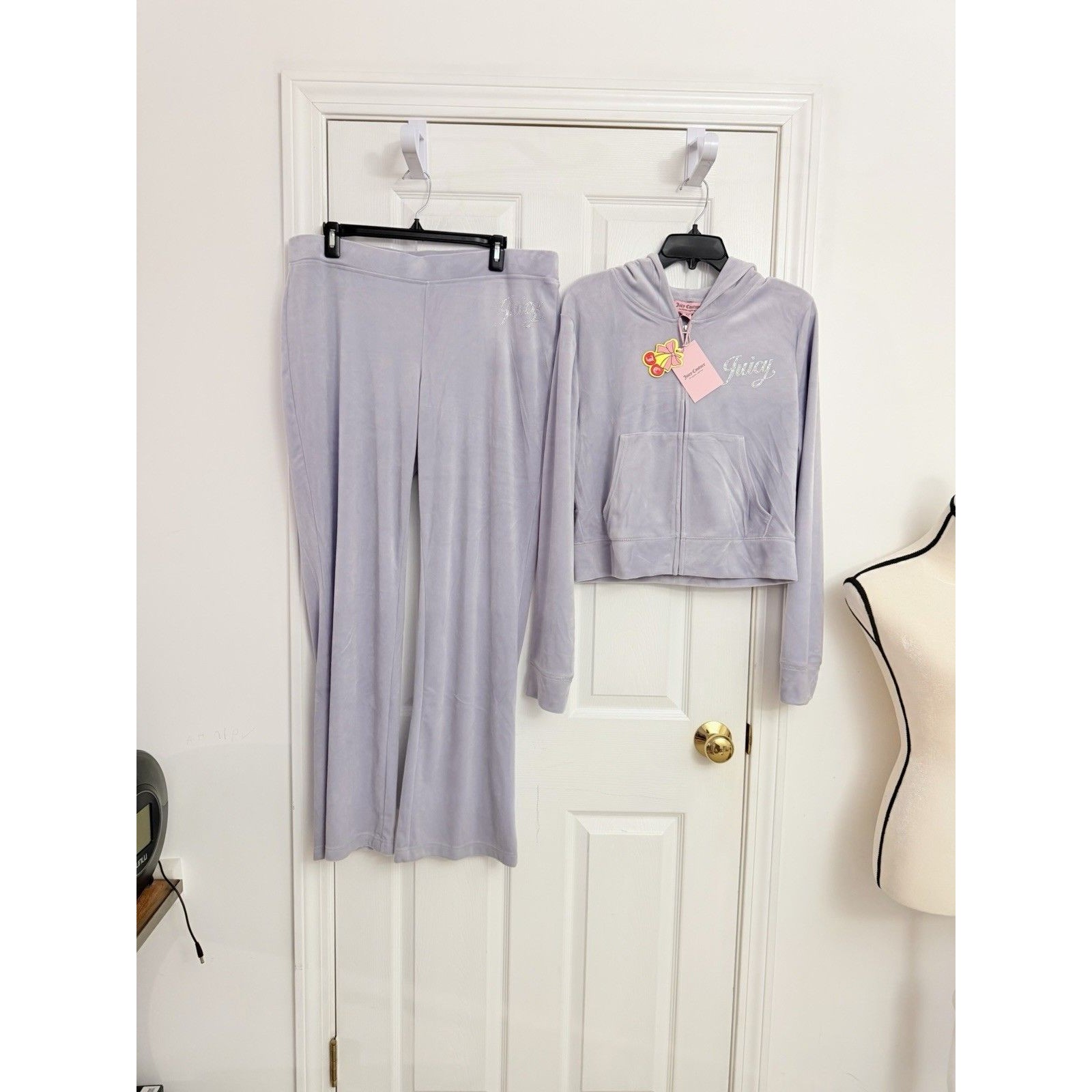 Juicy Couture Lavender Haze Velour Tracksuit Set Nwt Size Xl
